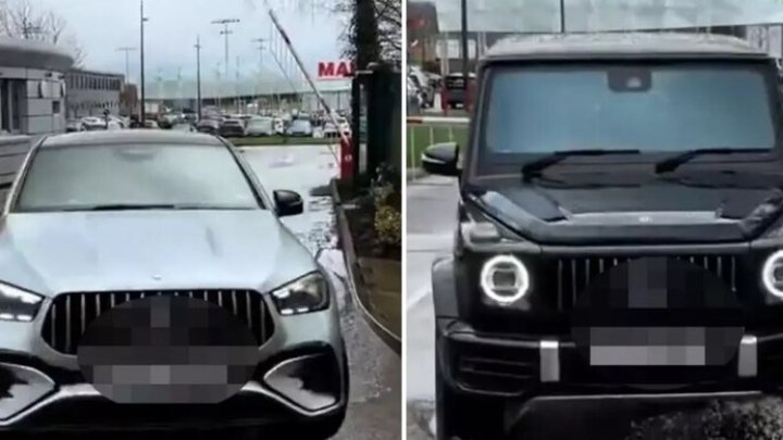 Mançester Yunayted Ulduzları Dəbdəbəli Avtomobilləri Ilə Gündəmdə - Vi̇deo