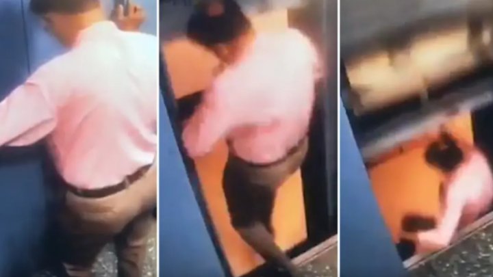 Hindistanda Lift Qəzası: Kişi ölümdən Son Anda Xilas Oldu - şok Vi̇deo!