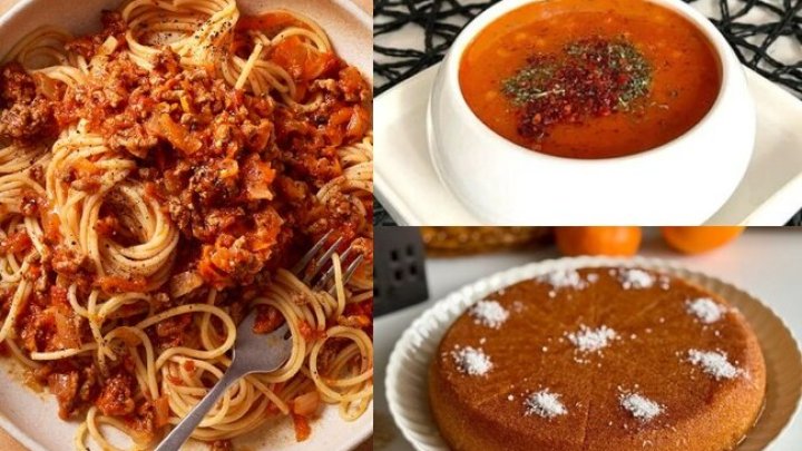 İftar Süfrəsi üçün 3 Möhtəşəm Resept: Bulqur şorbası, Bolonez Spagetti, Revani